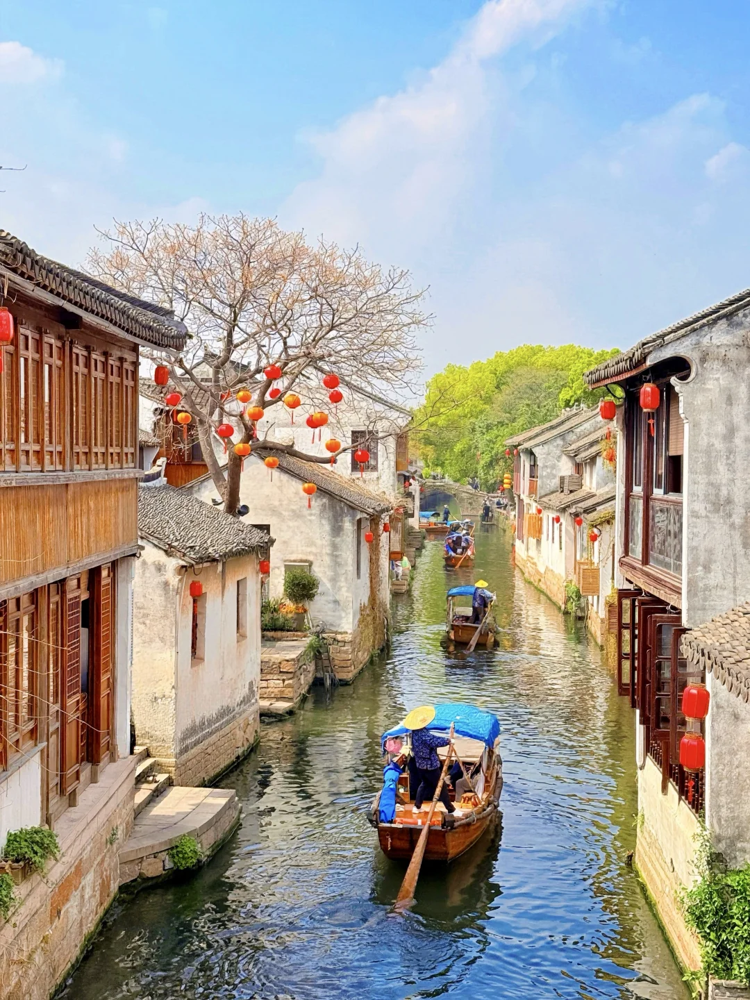 4.4周庄实况！晴天的江南古镇，藏着温柔水乡