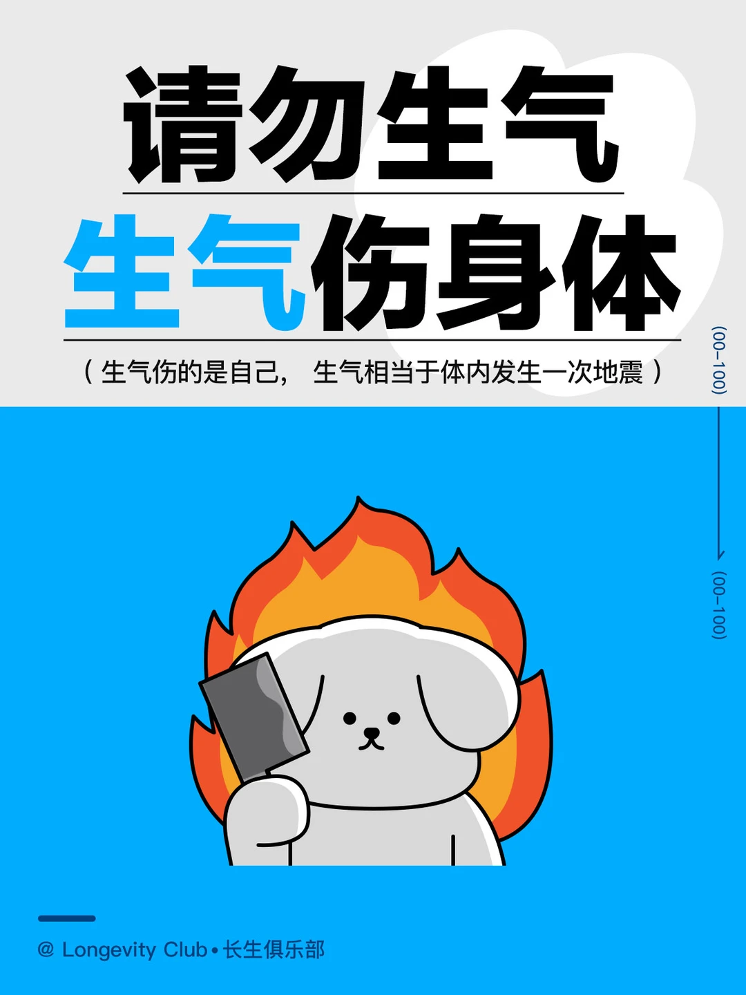 别生气，生气相当于体内发生一次地震！