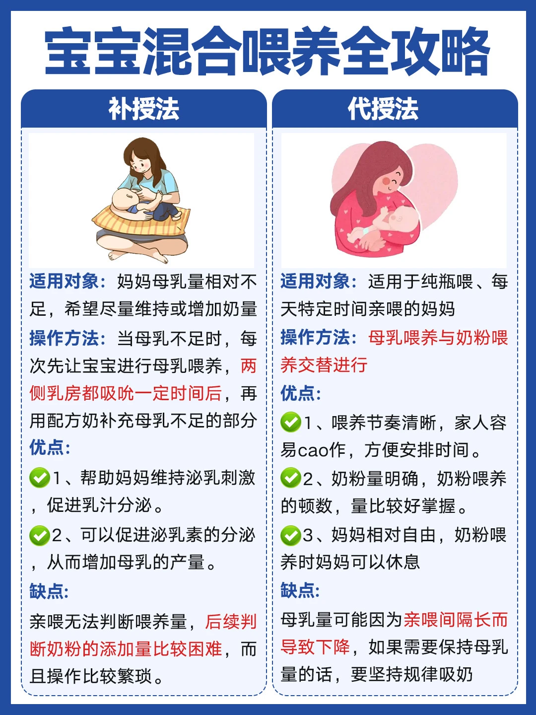 混合喂养怎么喂？别让无知害宝宝‼️