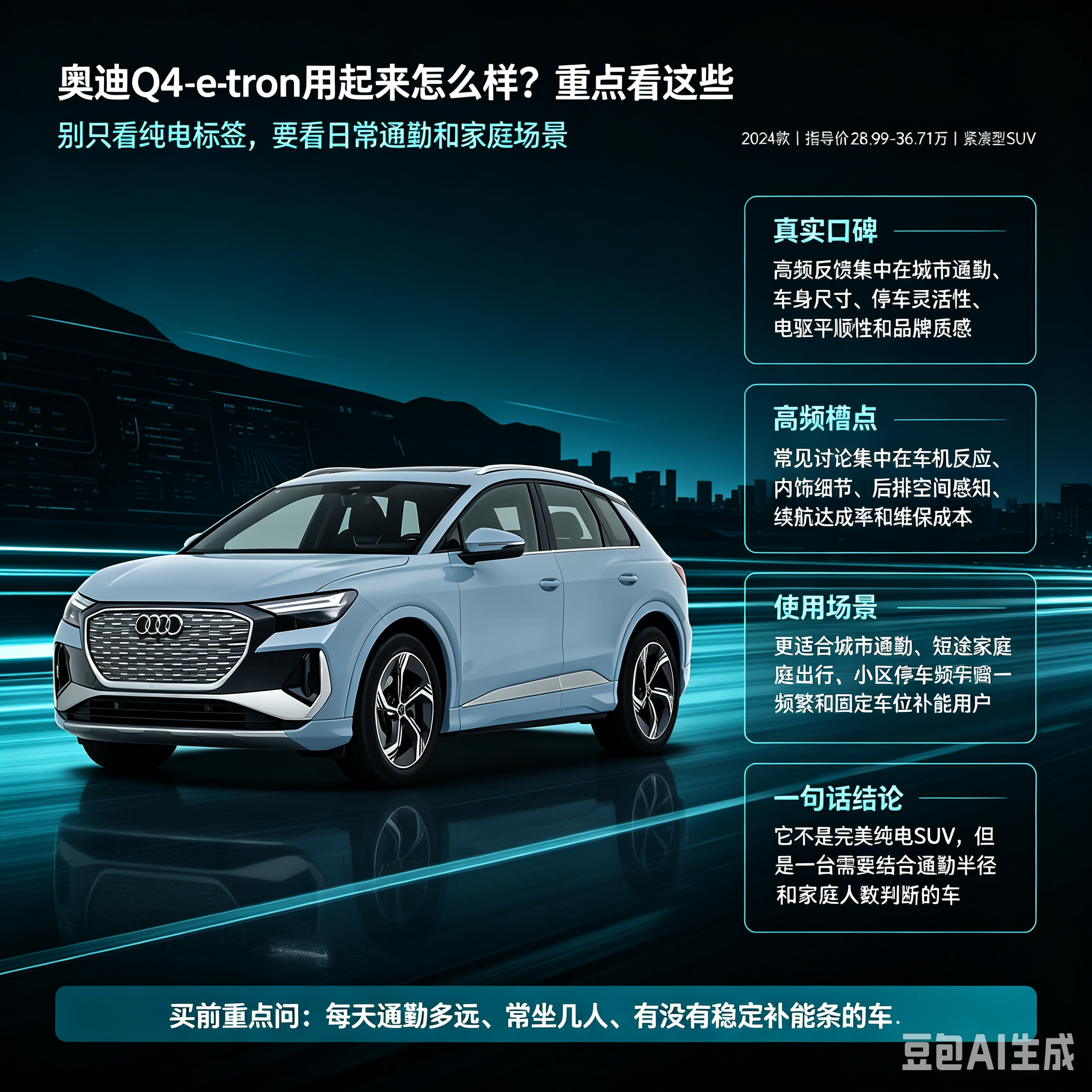 奥迪Q4-e-tron用起来到底怎么样