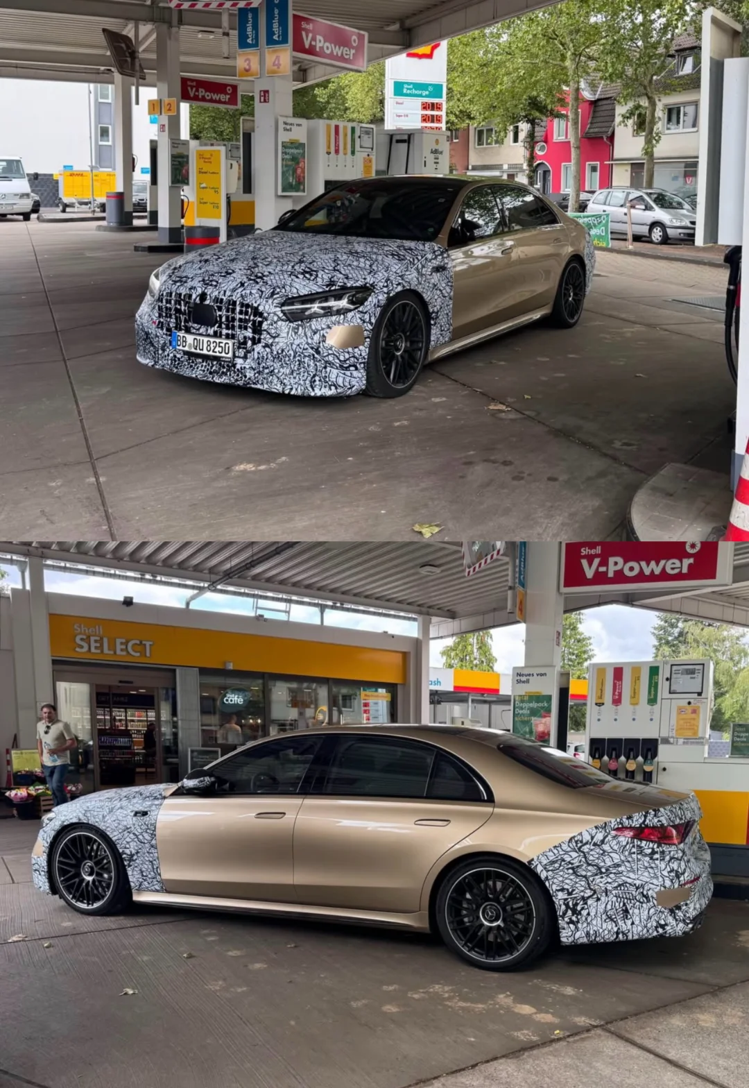 2027 Mercedes-AMG S63 谍照 好长