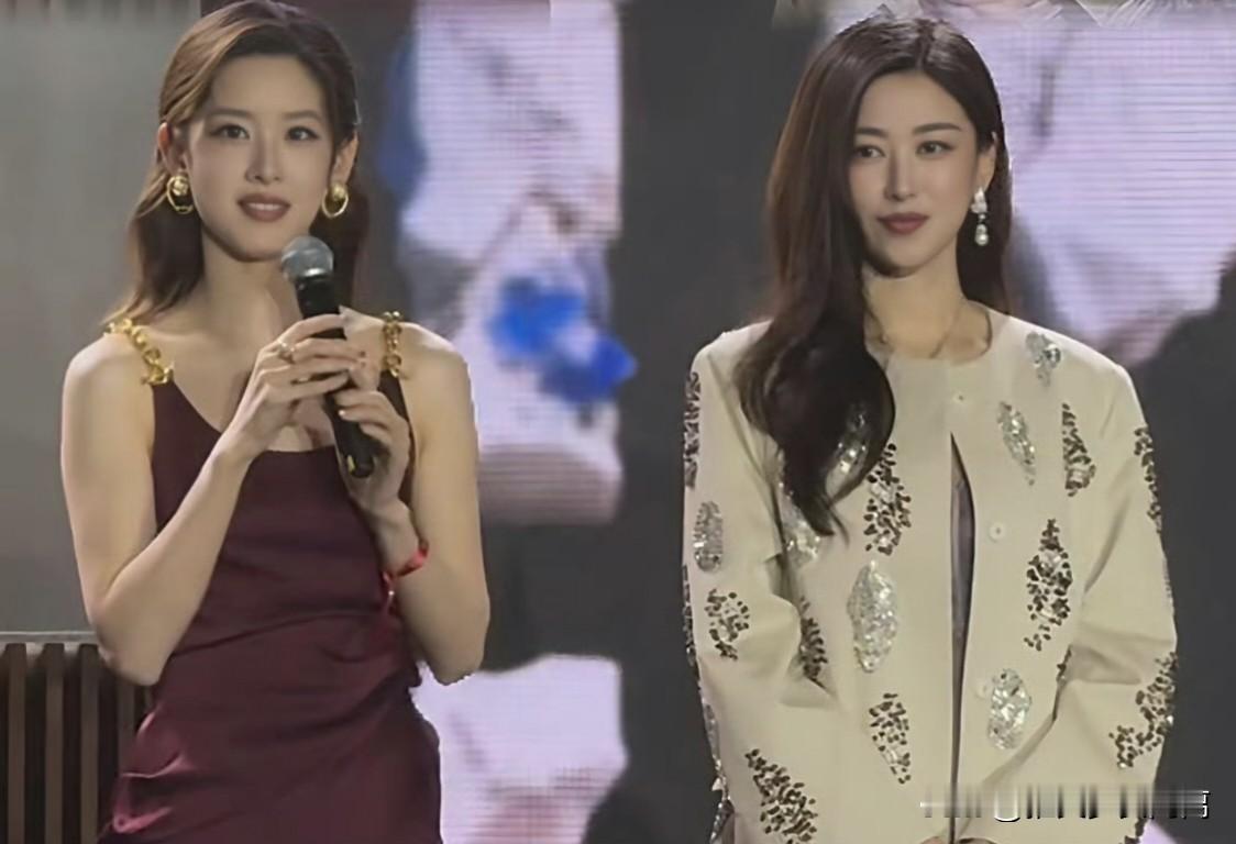 章泽天和朱珠同框，“京圈名媛”朱珠竟然落下风，章泽天成为全场焦点，美艳...