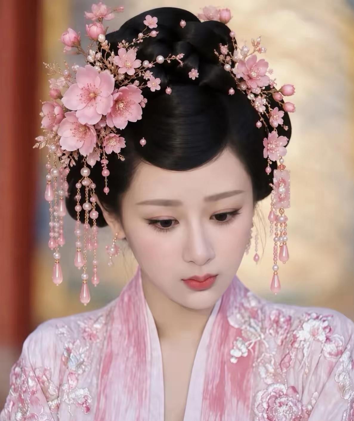 古装剧市场换了一茬又一茬的小花，杨紫却总能把每一次新扮相演出截然不同的骨相。
很多女明星演古装，总陷在“半永久”的韩式平眉和丧葬风素衣里打转，美则美矣，看两集就审美疲劳。
杨紫身上偏偏有种市面上少见的烟火气。
笑的时候眉眼弯弯透着灵气，严肃起来眼神一沉，那股端庄和韧劲又立刻立住了。她不是靠大滤
