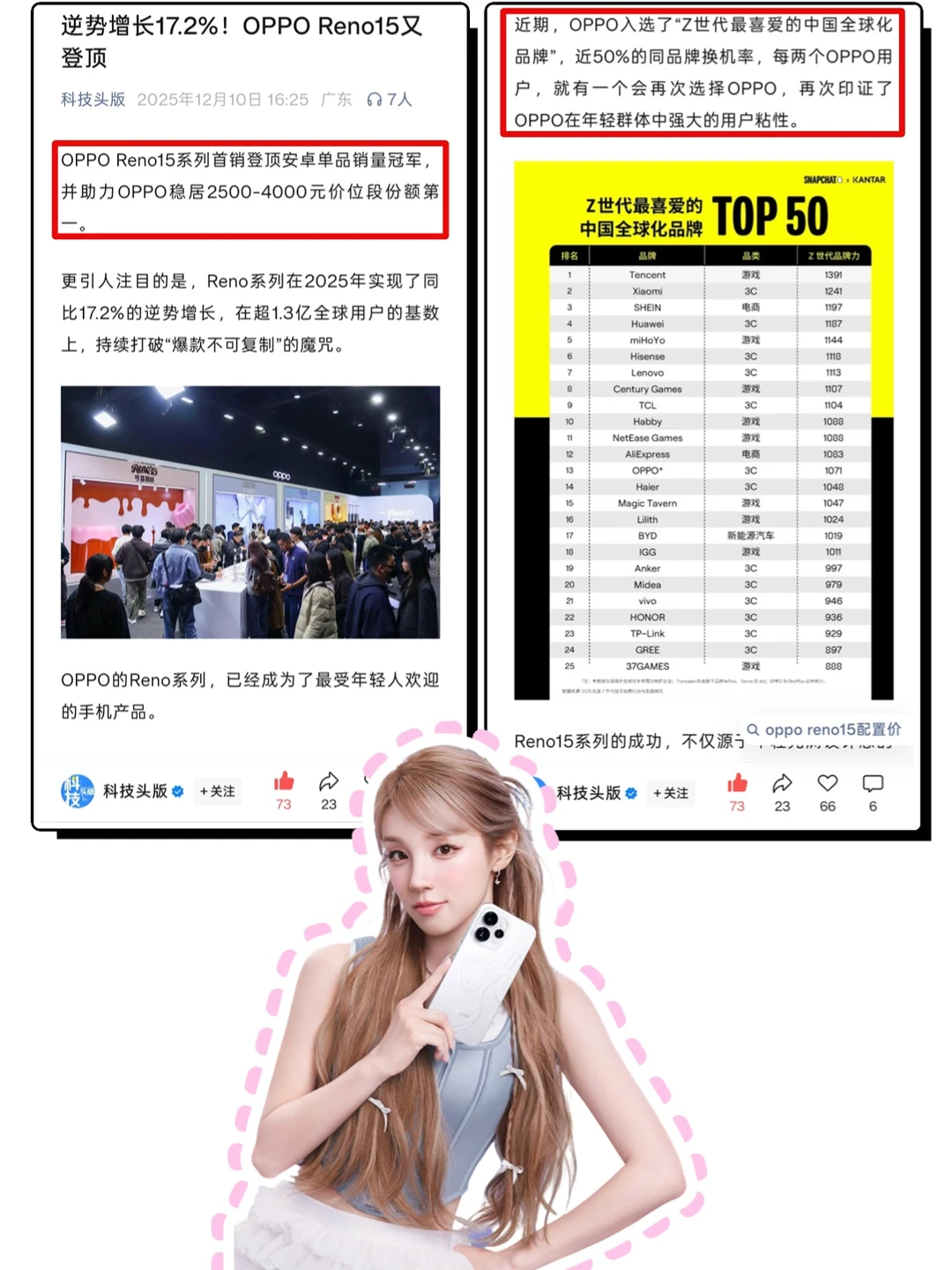 谁说OPPO Reno15卖不好的？