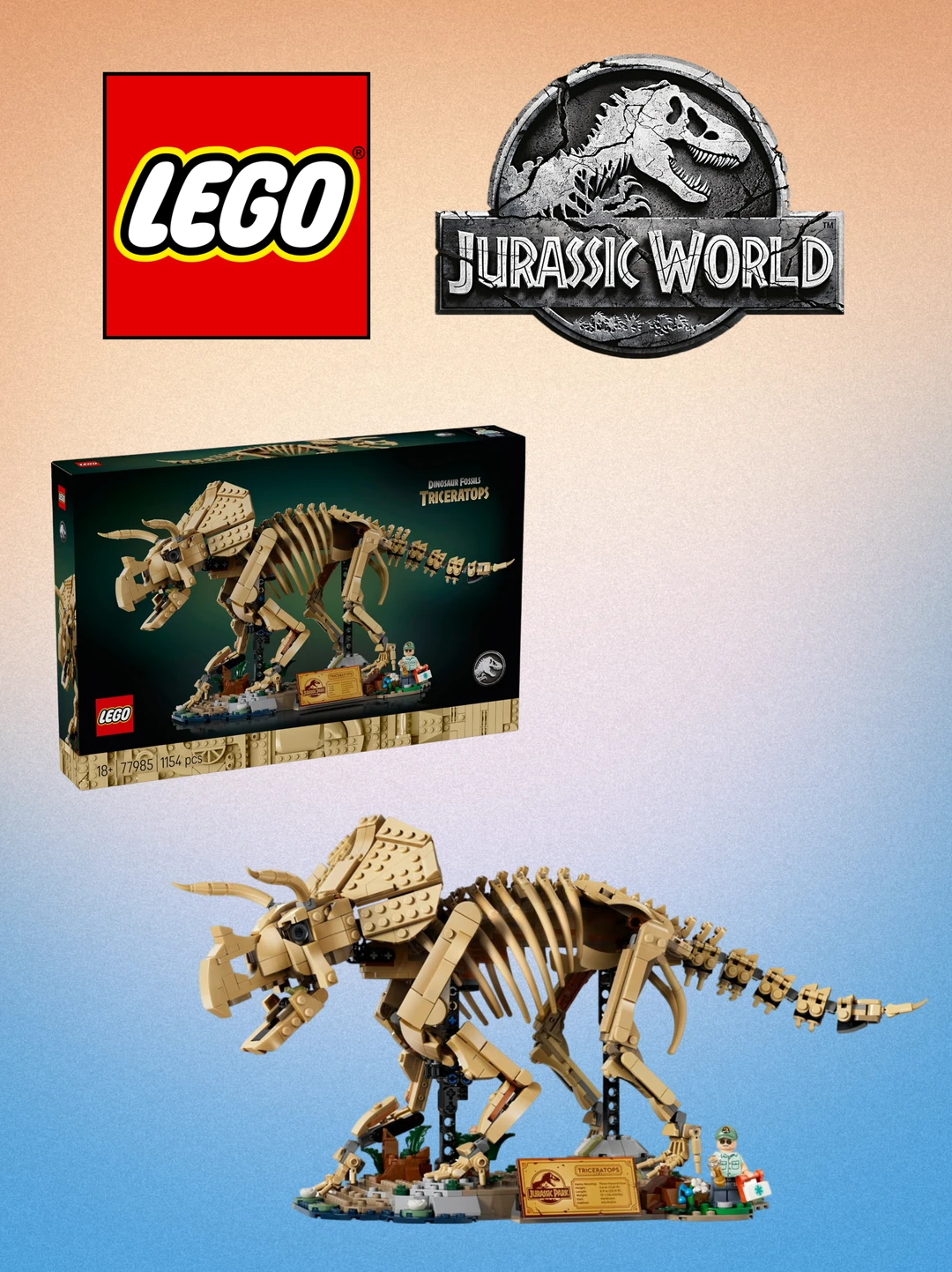 刚刚，7款乐高侏罗纪新品官宣🦖