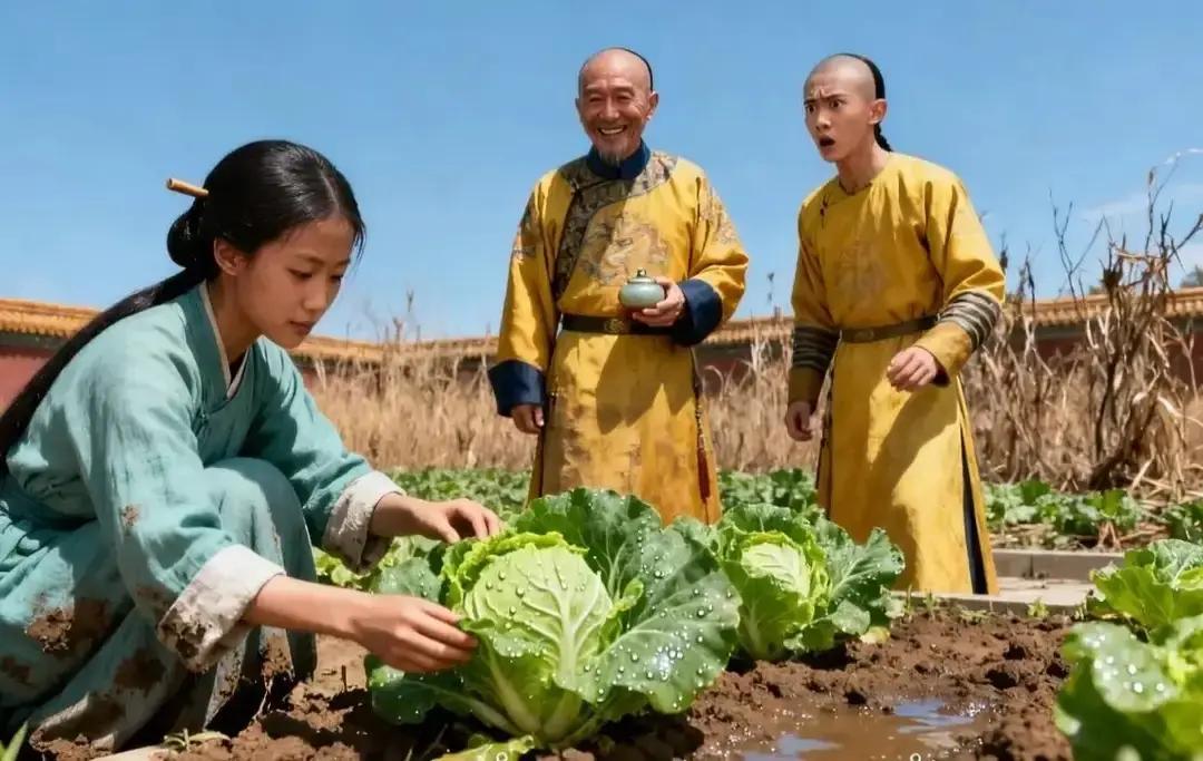 雍正晚年，一宫女从不打扮，每日只在御花园种菜，雍正却对弘历说：“等你登基，第一个就要封她为贵妃，她能保大清30年风调雨顺”。
 
那天傍晚，弘历在御花园西角找到了她。她正蹲在菜畦边，手指捏着一片叶子看。
 
“皇阿玛的话，你听见了？”弘历站在她身后半步。
 
宫女没起身，也没回头。“听见了。”声音平