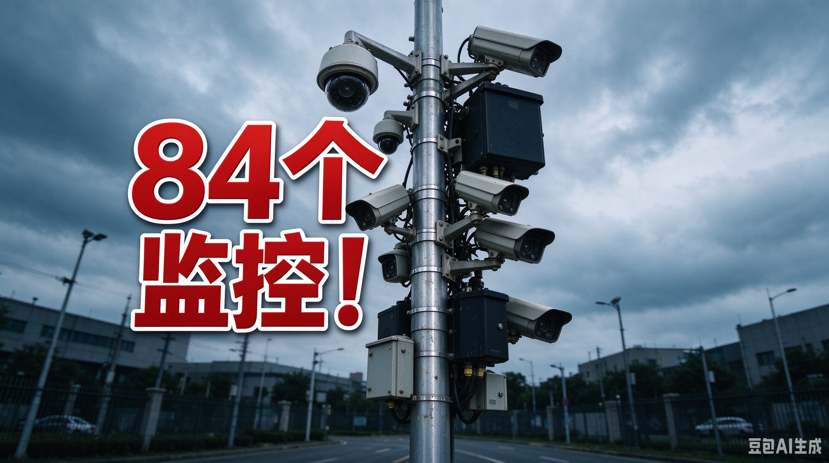 84个监控挂满一根杆！游客走近一看，真相哭笑不得
 
江西萍乡万龙山乡槽下村，一根路边立杆火了。上面密密麻麻挂满84个监控探头，旅游路过的游客随手拍下视频，传到网上直接炸开。
 
刷到视频的人第一反应都懵了。谁会在乡间小路布这么大阵仗？难不成整片山野要搞无死角安防？
 
拍视频的游客本来只是顺路经过