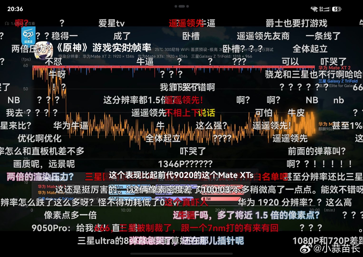 麒麟9050 Pro的这个弹幕要把人笑死，韬定律这玩意儿门槛毕竟高了，游戏实测可是实打实的。[嘻嘻] ​