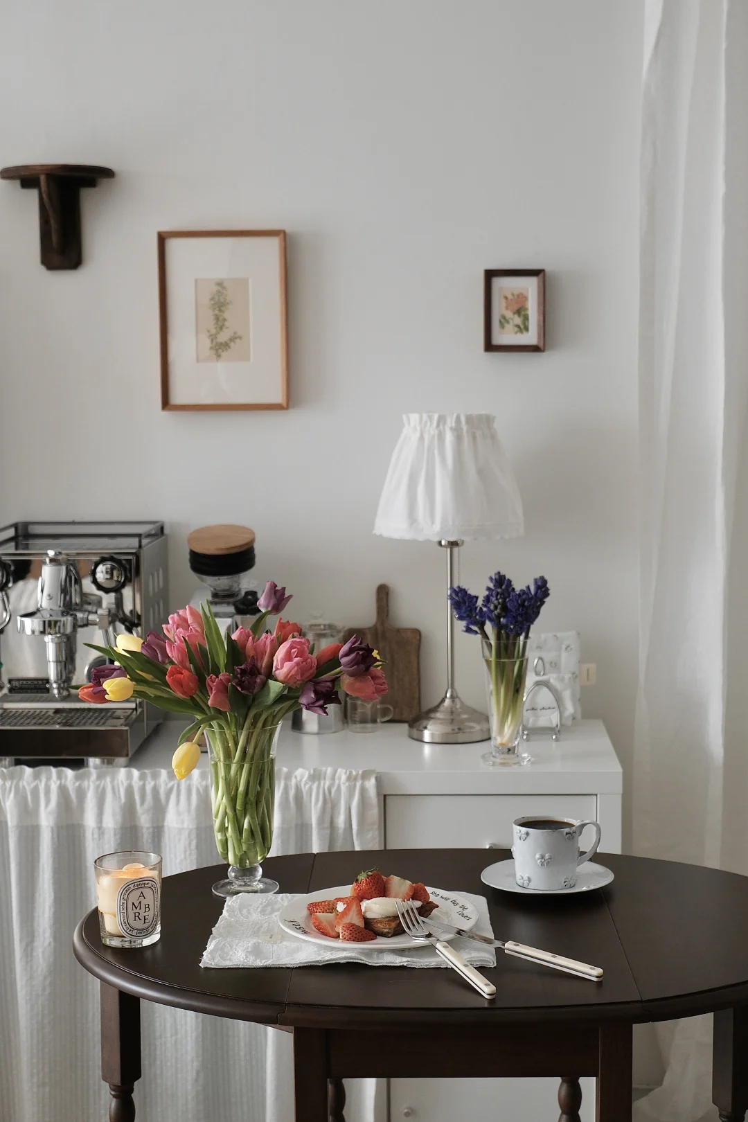 早安🌷郁金香💐富士镜头下的家和花🌸