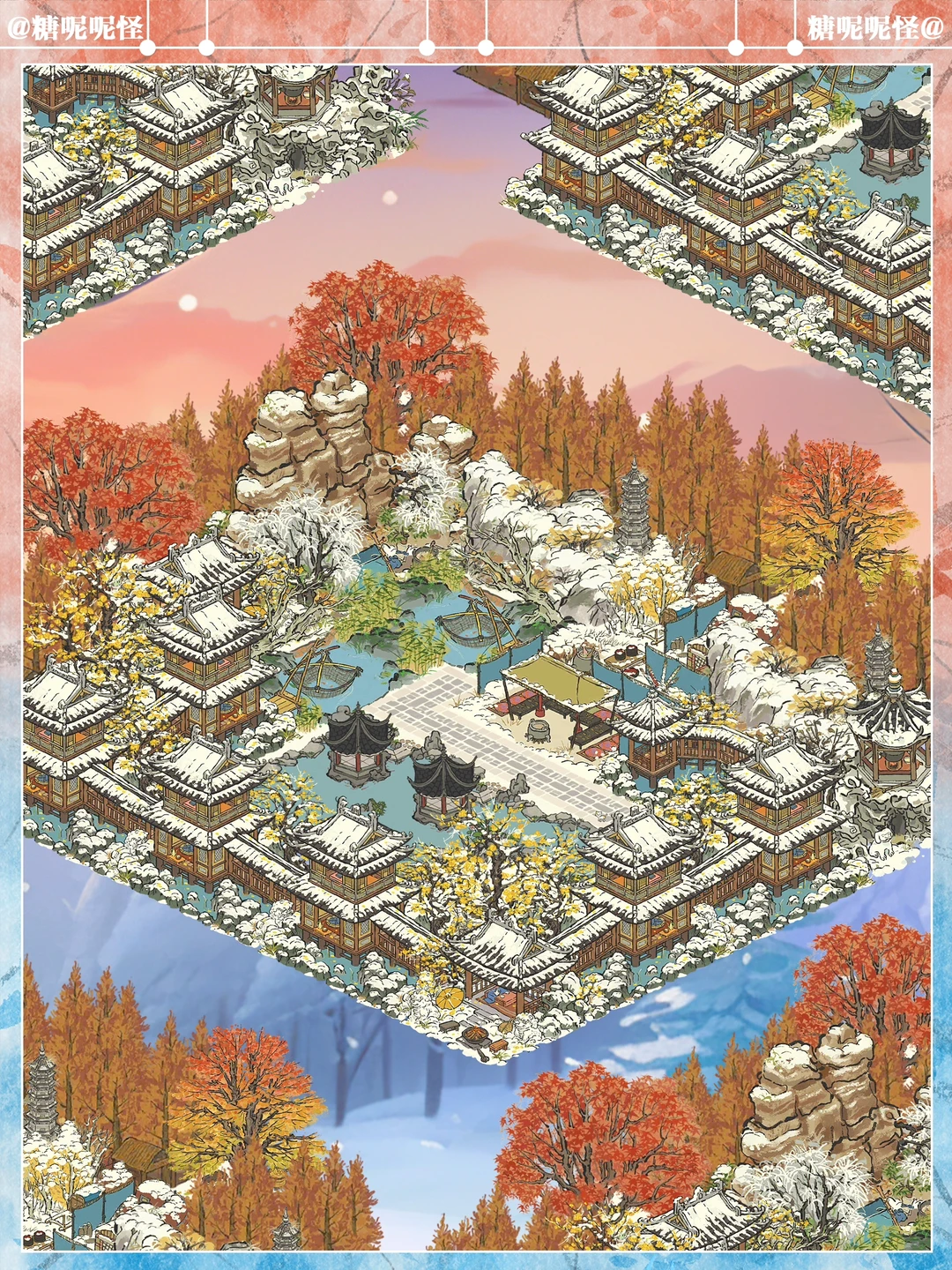 我的江南冬景，【雪落香杉林】即视感