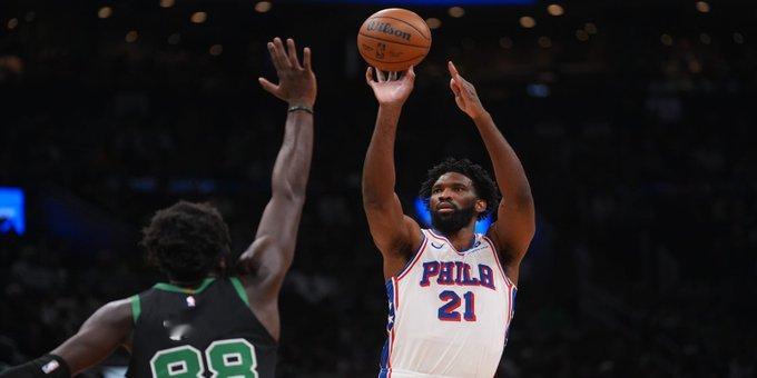 今天NBA季后赛，76人以（2）113-97（3）战胜凯尔特人，大帝恩...
