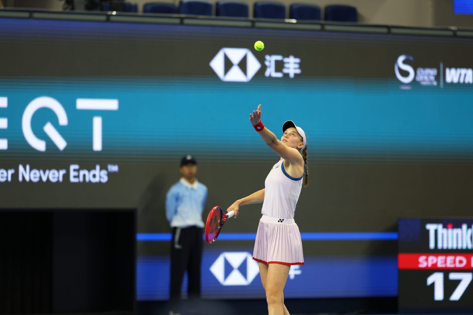 #2026中网# 女单第二轮，No.118查拉耶娃以3-6/6-4/6-3逆转莱巴金娜，生涯首胜世界第一！#莱巴金娜中网爆冷出局##莱巴金娜无缘中网32强##中网[超话]# ​