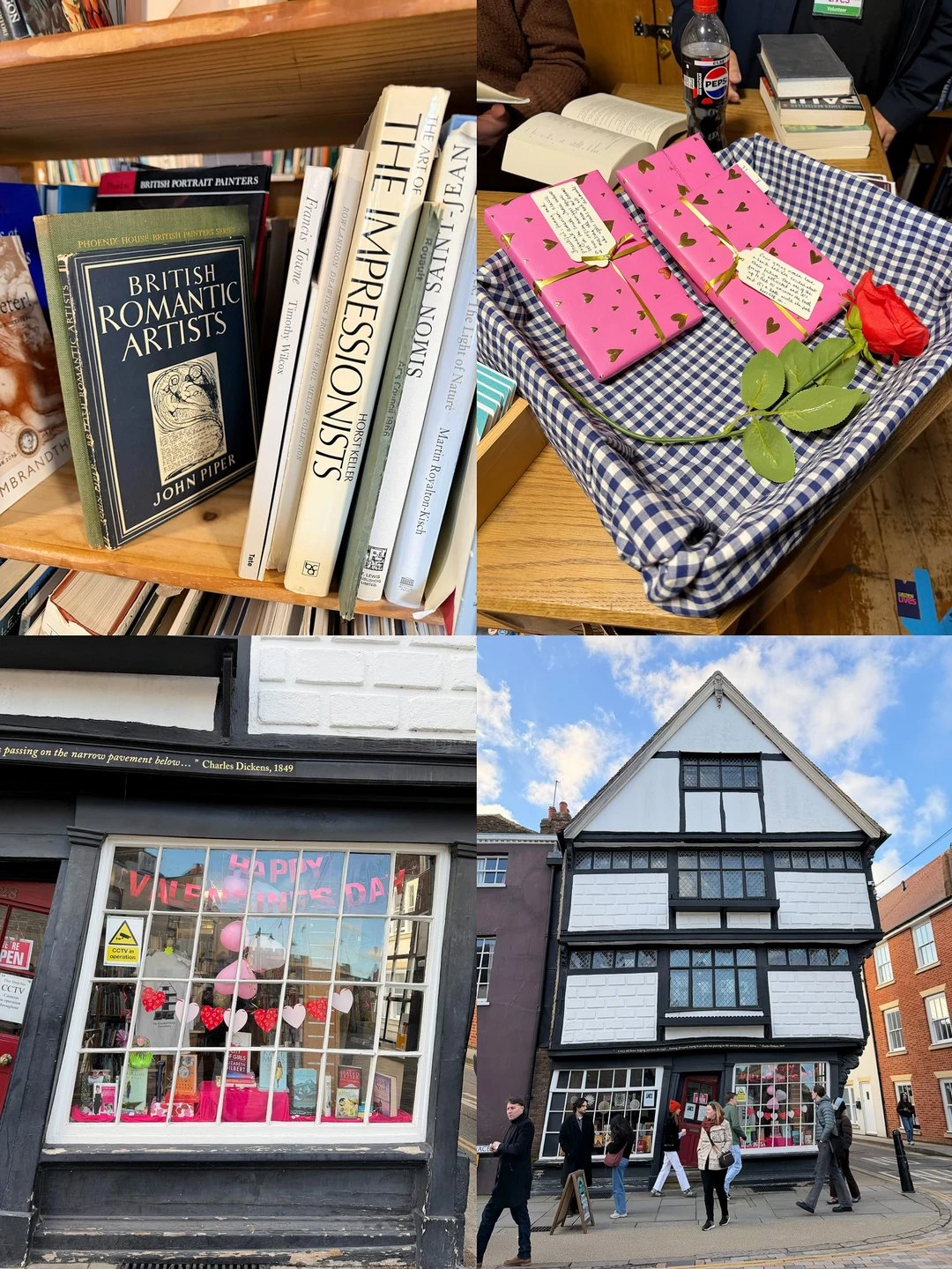🇬🇧英国中世纪小城｜遇见一间会歪头的书店