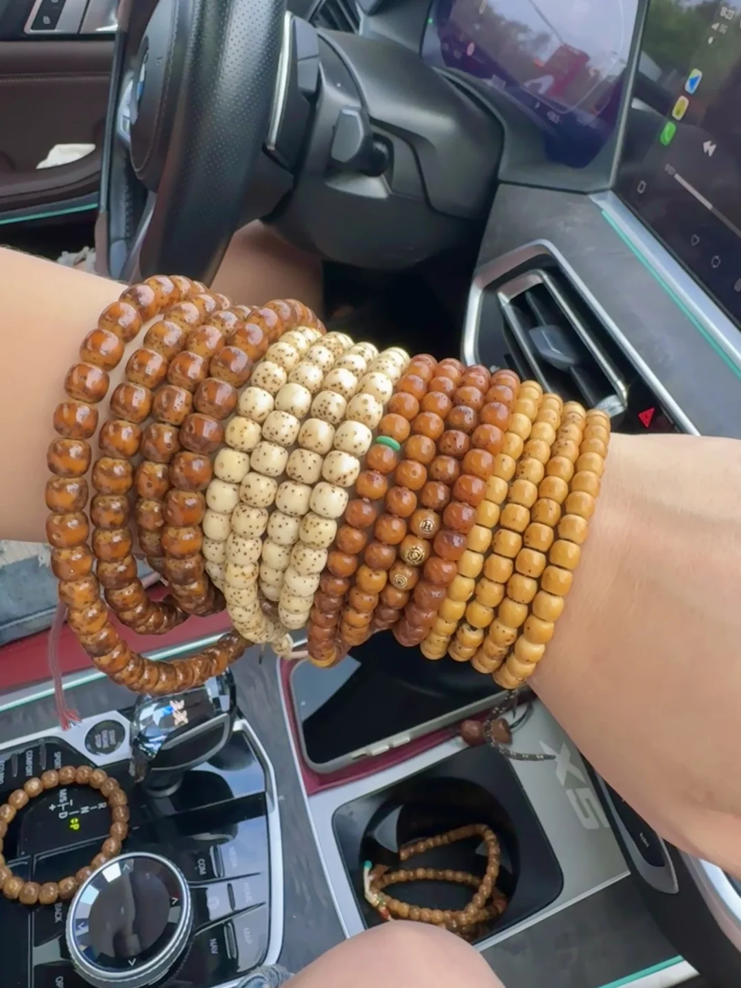 星月菩提108尺寸怎么选｜6/7/8/9绕手对比.