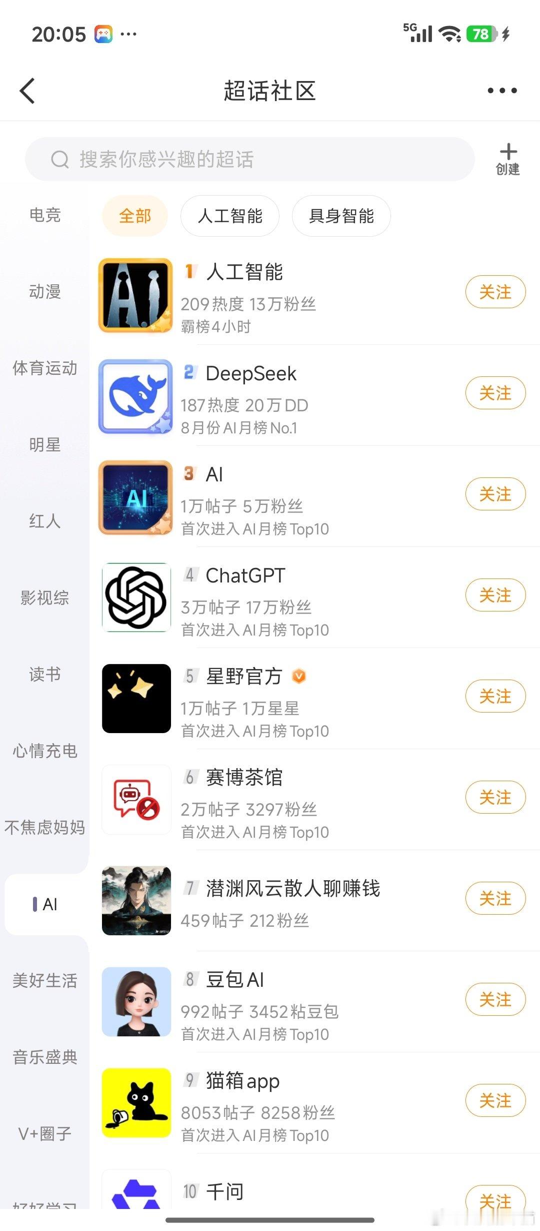 #反对豆包智能体一刀切下架[超话]#我们的超话怎么不在人工智能里面了变到其他超话里面了？#反对豆包智能体下架##豆包用户质疑智能体被下架# ​