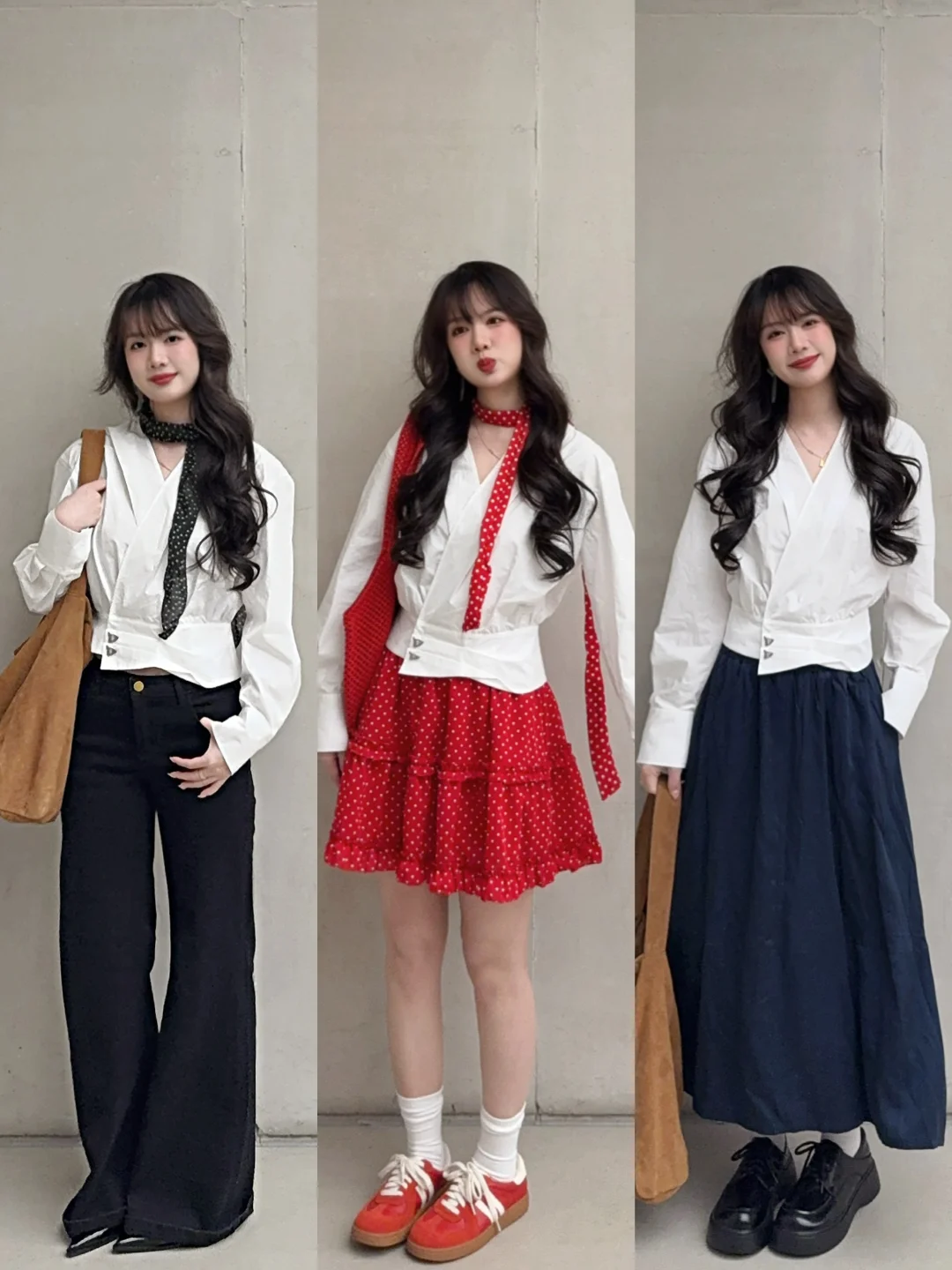 分享一期白衬衫的日常通勤搭配思路~🧺