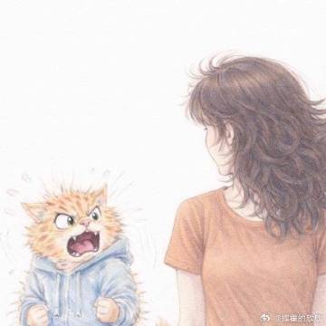 《人类：猫咪的迷惑行为🤭 猫咪：两脚兽的迷惑行为😓》人类：猫咪的迷...