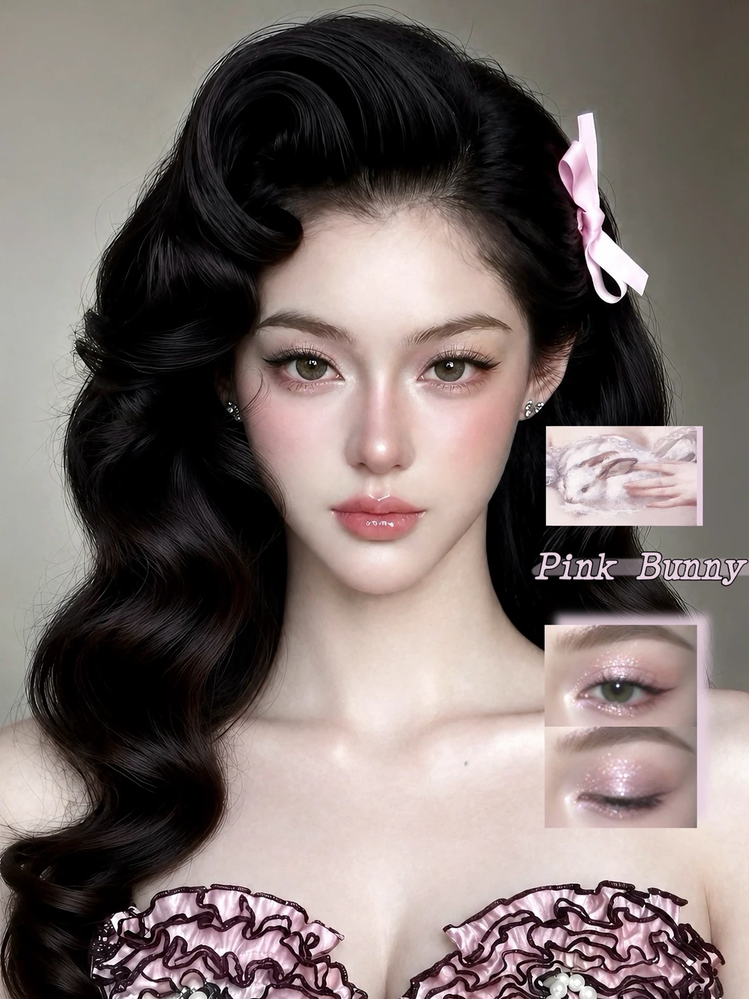 芭蕾油画感｜Pink Bunny🐇眼妆教程