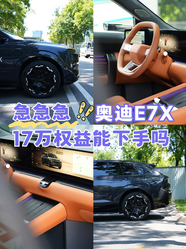 急急急！奥迪E7X现在17万权益能下手吗