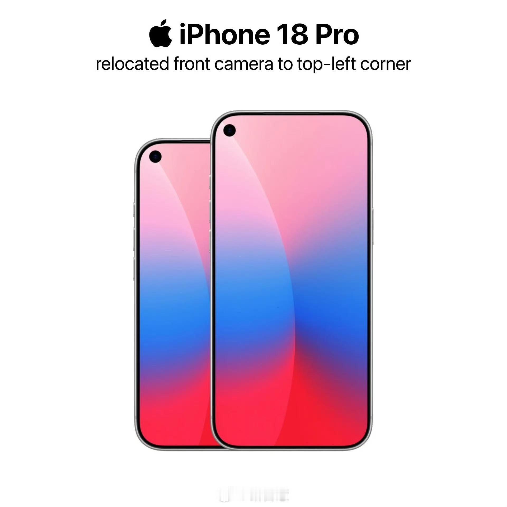 iPhone18Pro或摒弃药丸状挖孔！ iPhone用了这么多年的...