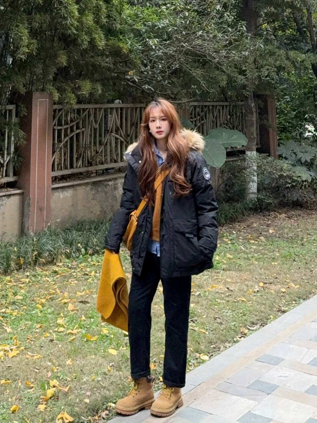 复刻一下2年前的穿搭🧺黑色派克服穿搭思路~