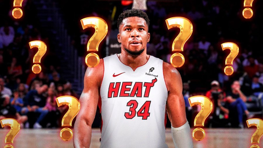 NBA刚抢完34号球衣就绝版！字母哥热火官宣换7号 周一热火官宣和雄鹿...