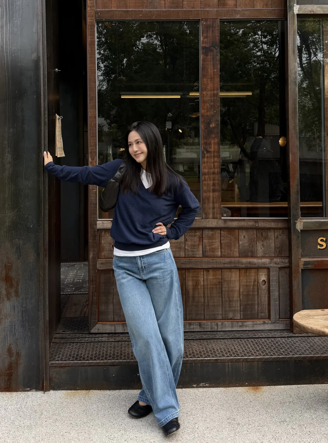 卫衣牛仔裤才自在👖