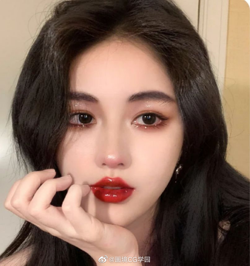 绘画参考 美少女头像 ​​​