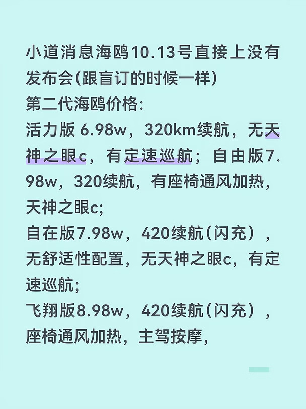 大海鸥价格消息