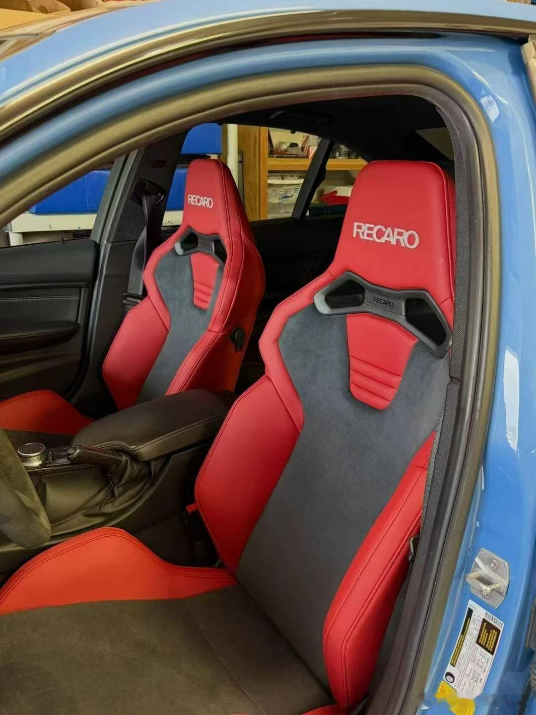 #座椅改装##宝马# F80 M3 升级 Recaro SR-S座椅 ​