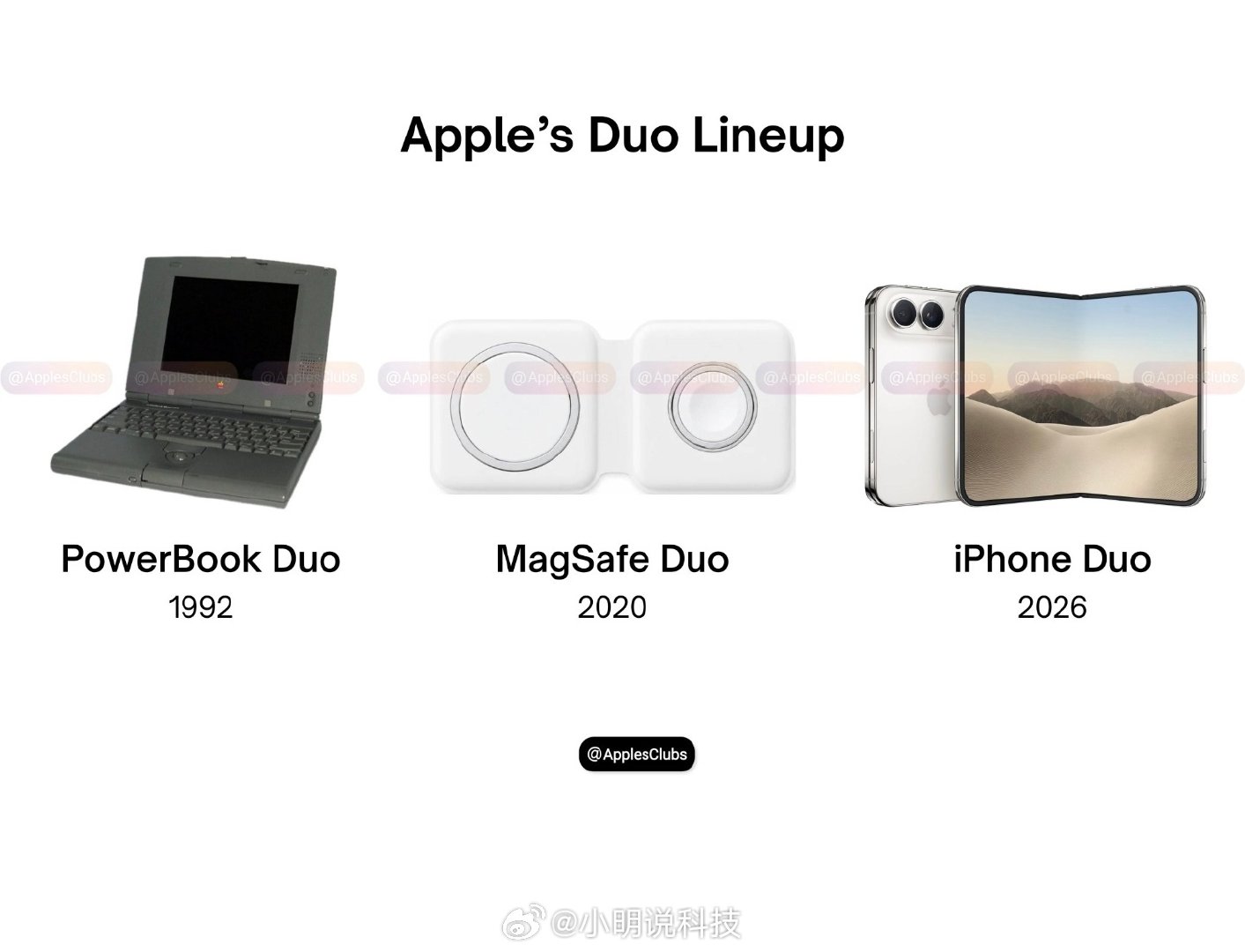 iPhone Duo不是苹果的第一个Duo[羞嗒嗒] ​