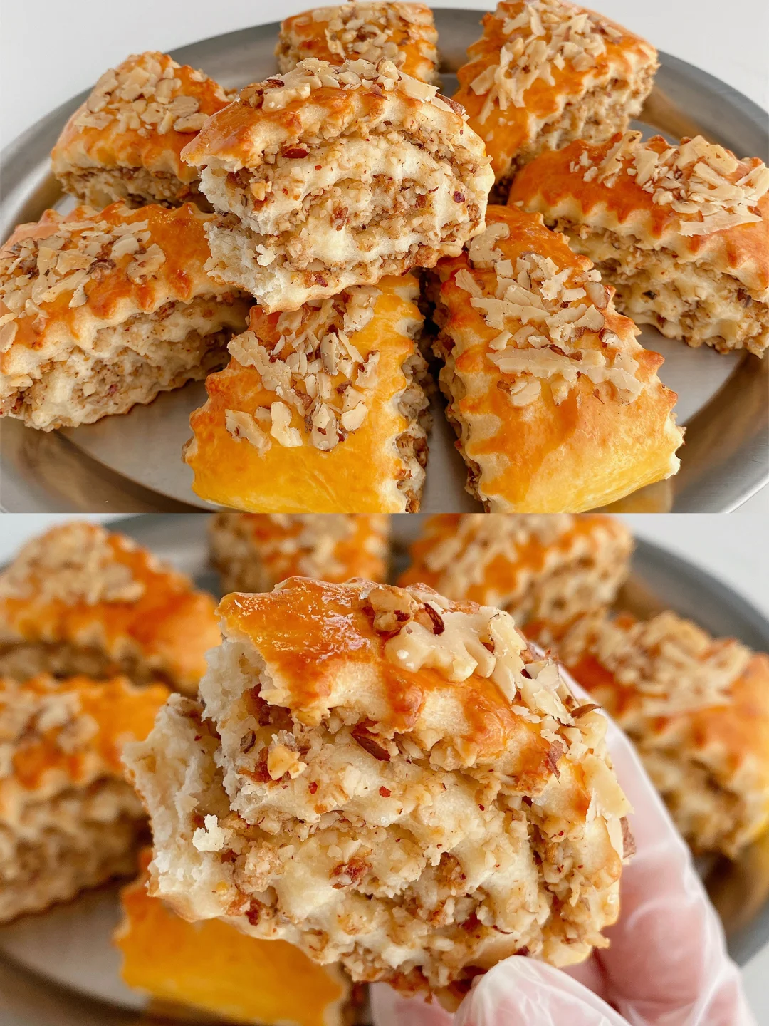 没想到这么好吃‼️这个三角核桃卷真的绝了