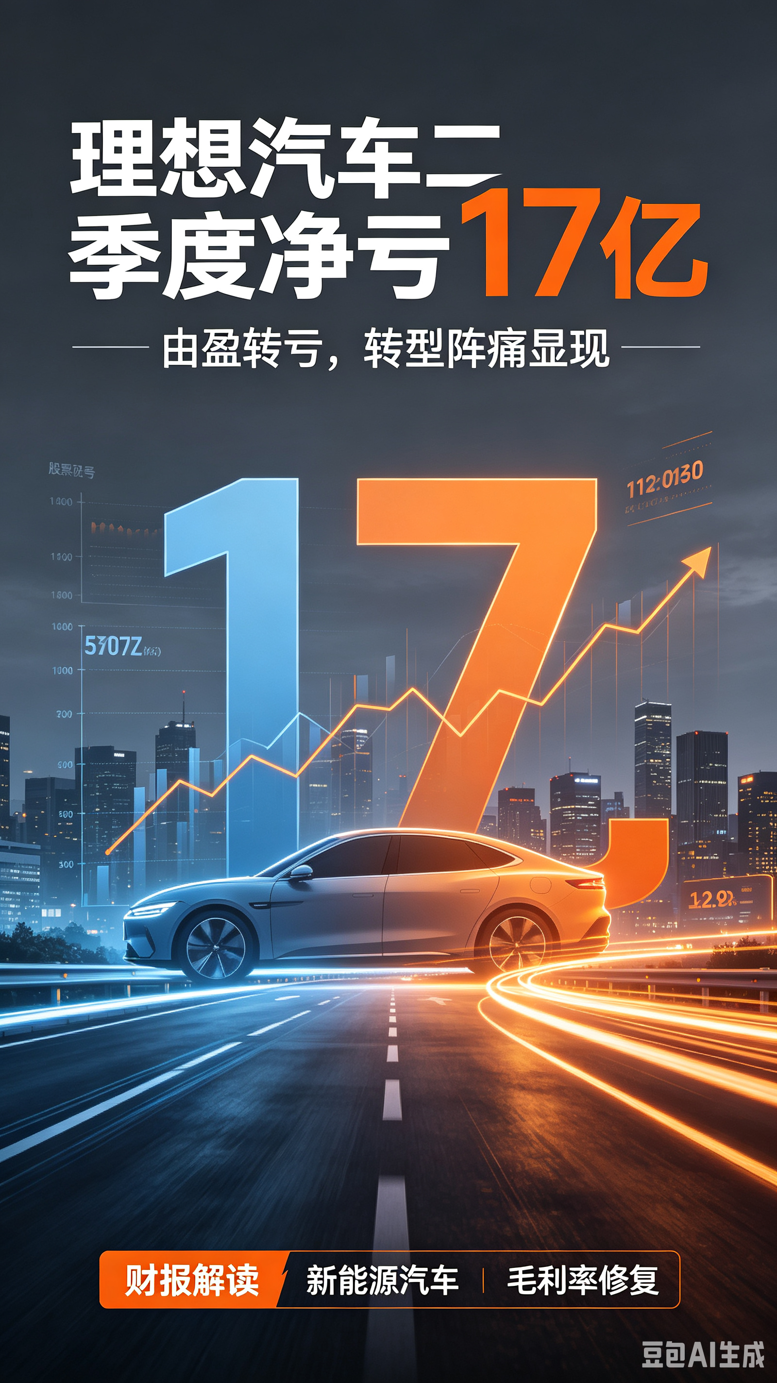 由盈转亏！理想汽车二季度净亏17亿，毛利率近乎腰斩，但是出现积极信号

8月26日盘后，理想汽车正式发布2026年第二季度财报，这份财报可以说是喜忧参半：曾经实现稳定盈利的理想，本季度由盈转亏，但是毛利率环比修复、经营现金流转正，也释放出不少积极信号。
 
二季度核心数据：
✅总交付98330辆，同