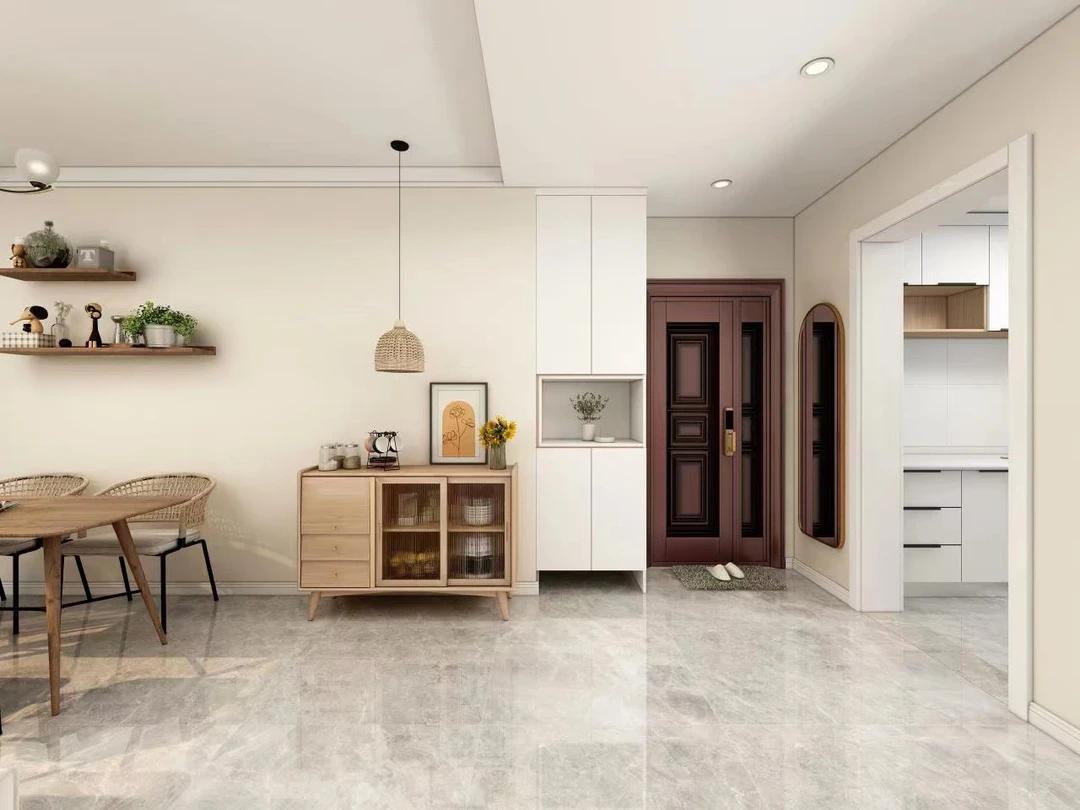 收纳满分的85㎡原木奶油风小户型装修🌿