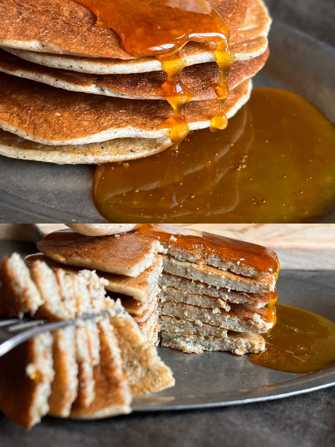 ☀️｜快手健康甜品 🌾焦糖 燕麦酒酿 松饼🥞