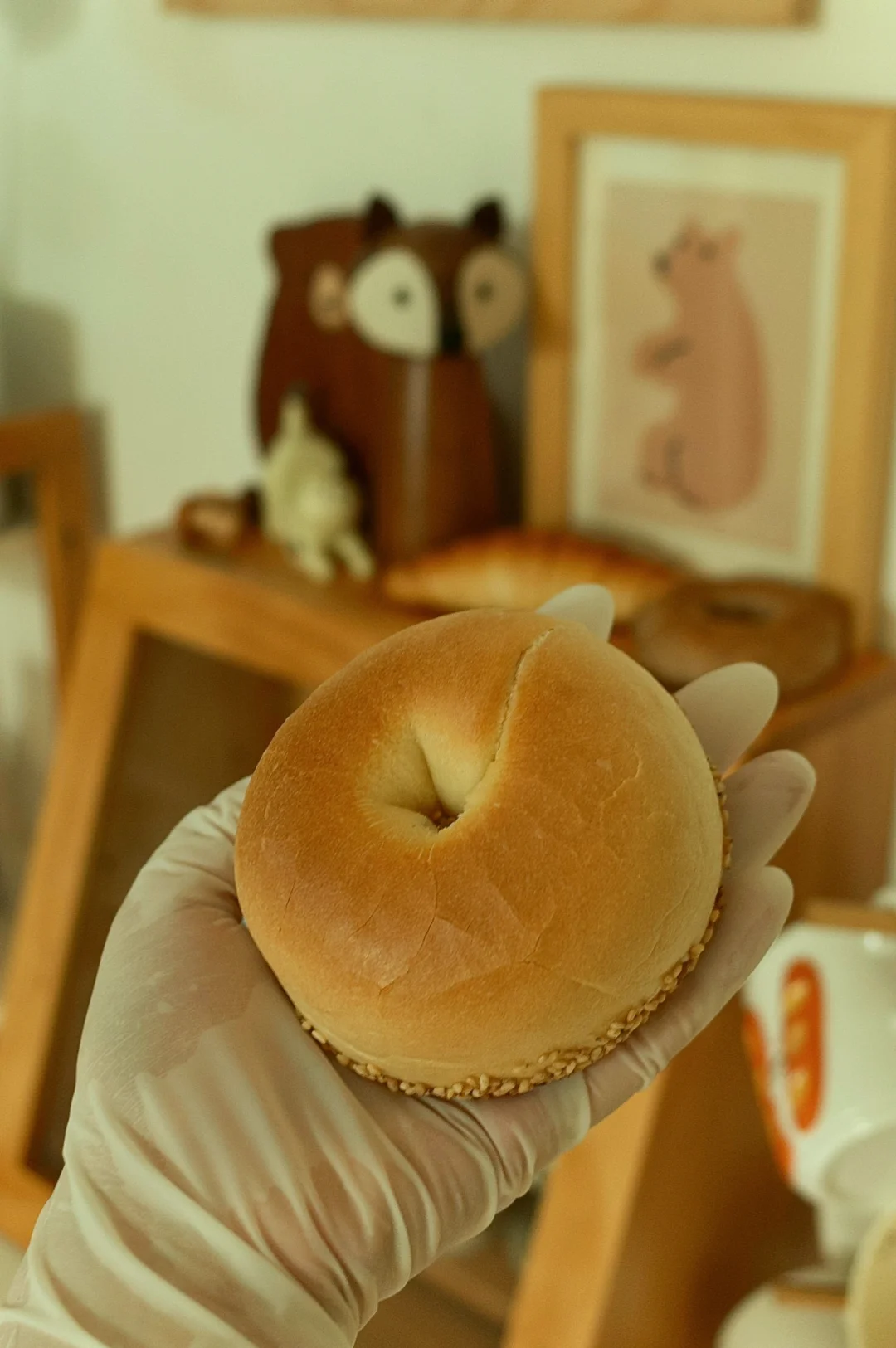 奶盐芝麻脆底贝果🥯请不要把我关小黑屋啦💔