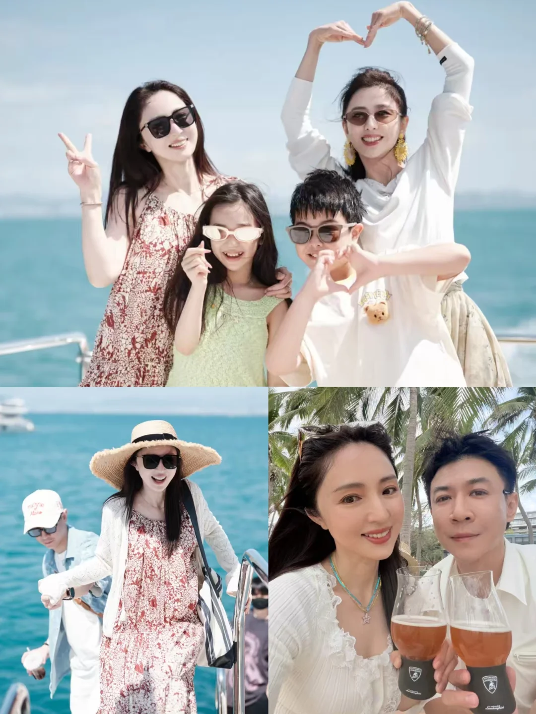 董璇三亚过年❗最爱的人都在身边的幸福