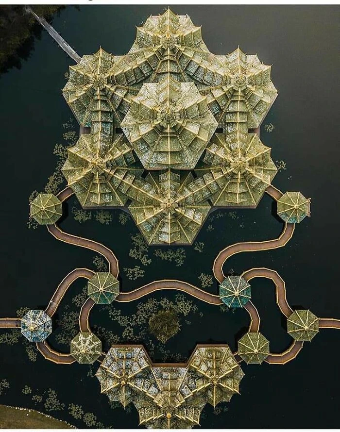 漂亮的暹罗古城muang boran ancient city