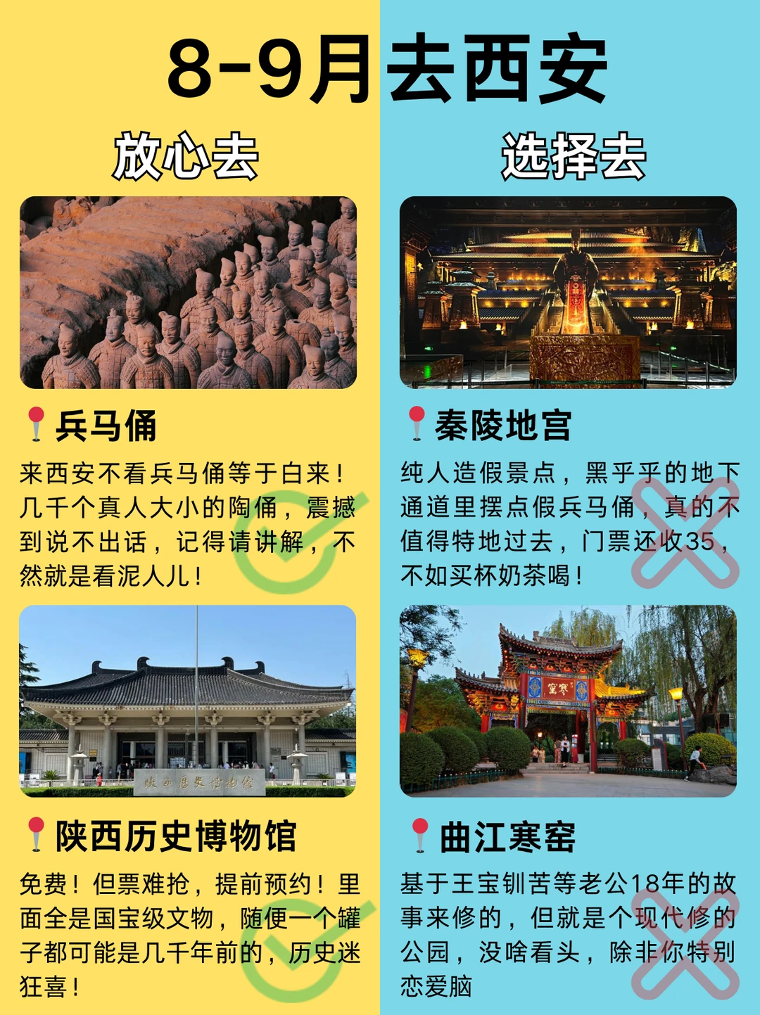 西安旅游红黑榜✅建议去VS不建议去