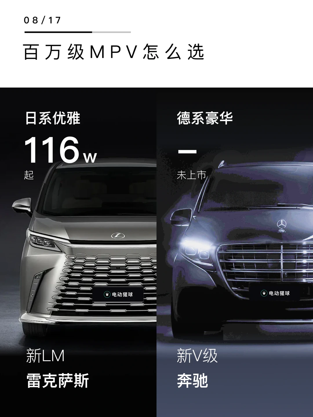 手握200个W，豪华MPV怎么选？