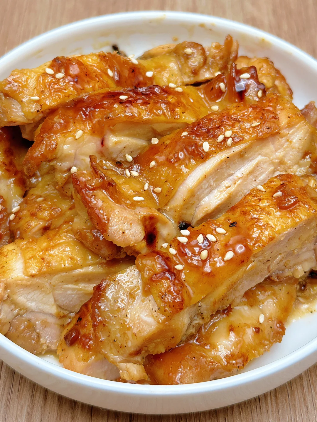 这个吃法我怎么没早点发现‼️无油照烧鸡腿