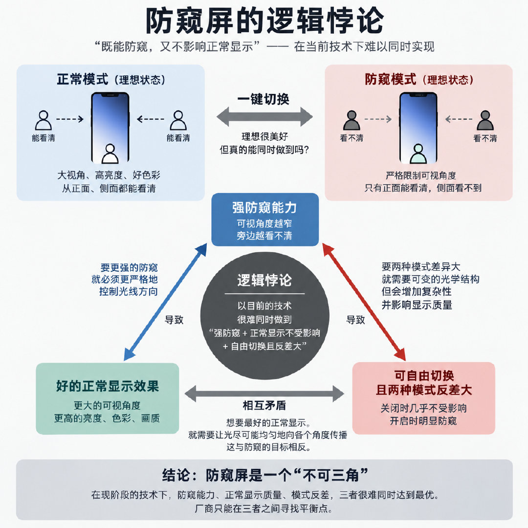 三星做防窥屏其实在韩国本土是有很深的用户基础的，韩国人对防窥是接近刚需的，但这个成功经验不一定能原封不动的搬回到中国。所以。。。 ​
