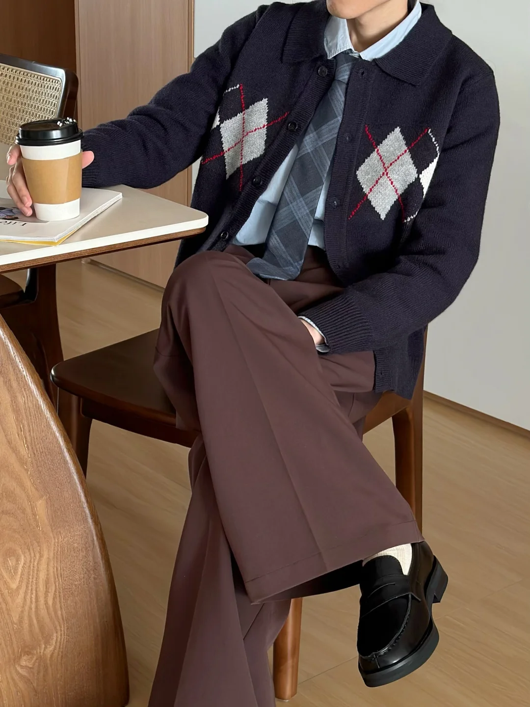 优雅复古老钱风｜松弛感斯文通勤clean fit