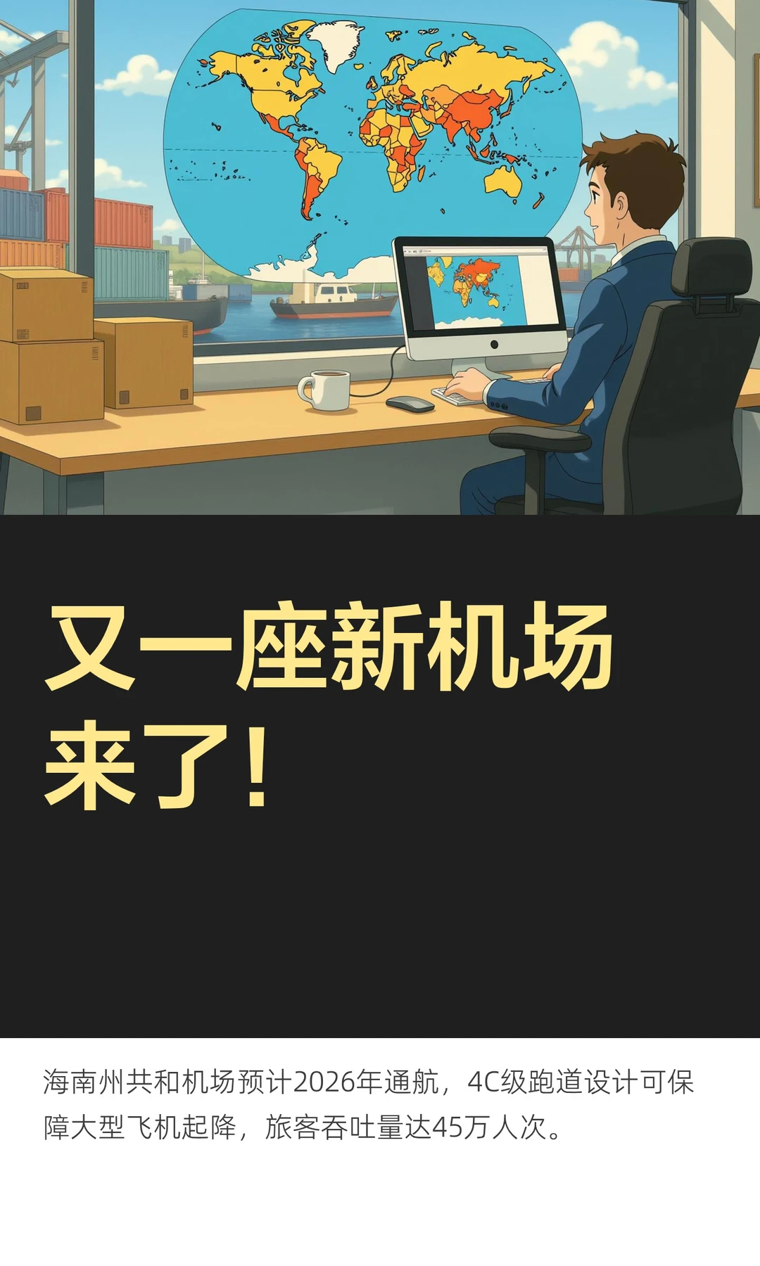 又一座新机场来了！