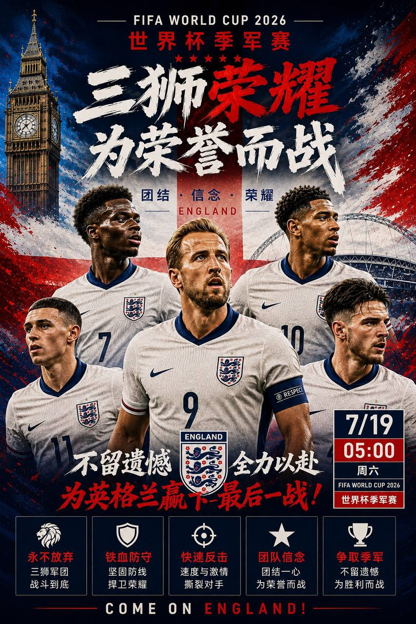 【诛仙大叔世界杯深度解析】英格兰——阵容豪华却再次止步四强，三狮军团究...