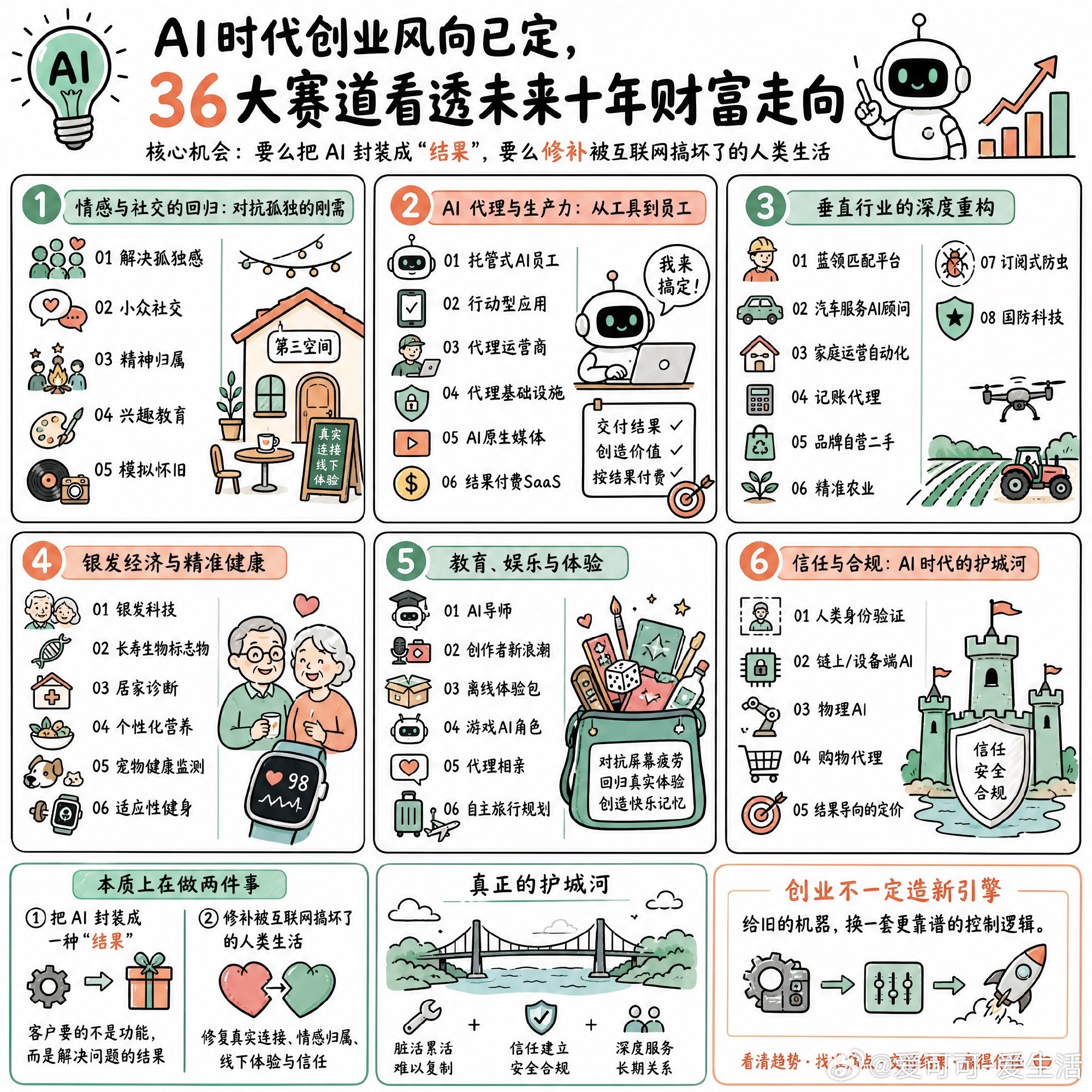 【AI时代创业风向已定，36大赛道看透未来十年财富走向】  快速阅读...