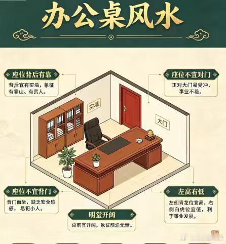 [爱心]家人们，今天化身你们的“职场风水搭子”，拿这张图带你们在线“找茬”👇 ​​​
