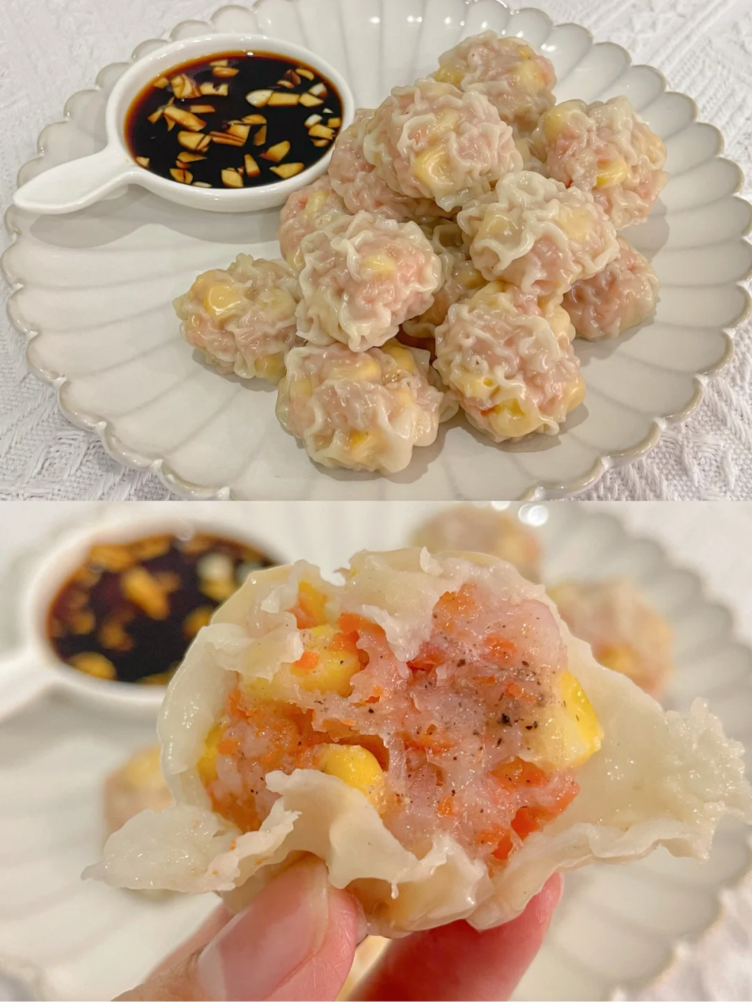 虾饺🦐🥟这么做…真的比外面买的还好吃啊😭