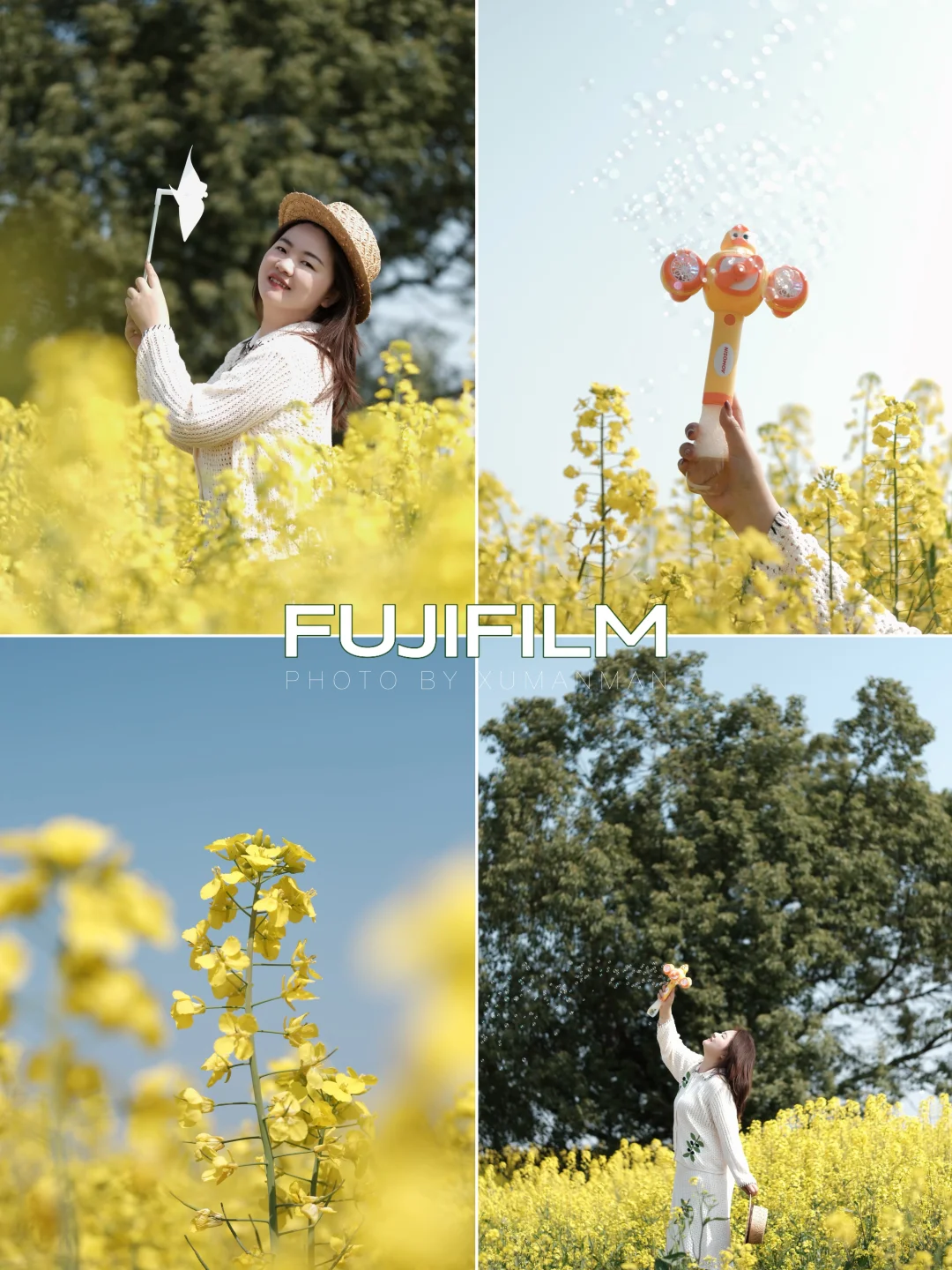 FUJIFILM📷｜富士拍油菜花，原图直出太绝了！