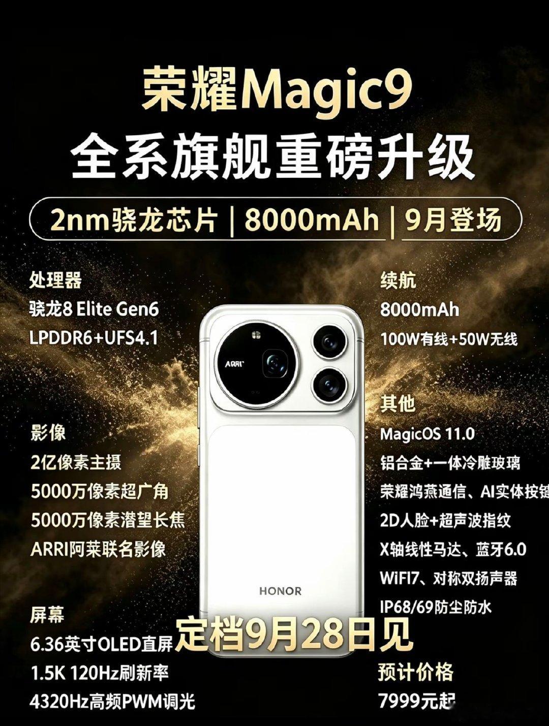 #荣耀magic9外观首曝# ​